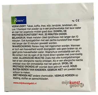 Renew gebitsreiniger 20x4gr 