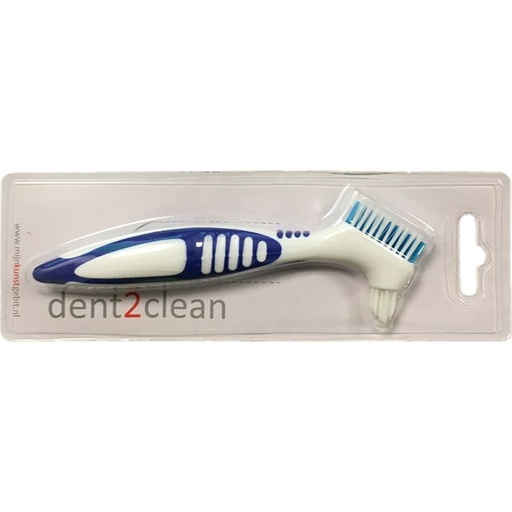 [MKG002] Protheseborstel dent2clean blauw