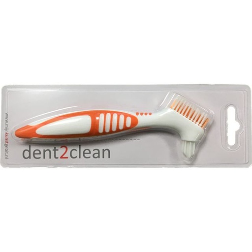 [MKG007] Protheseborstel dent2clean oranje